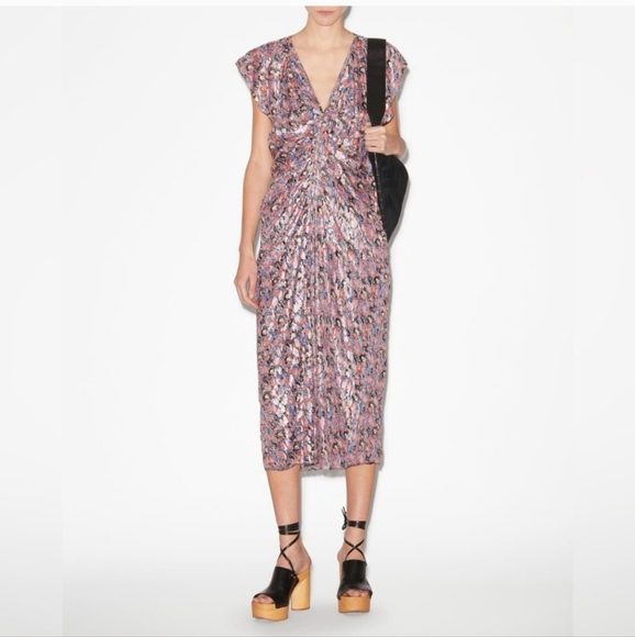 Isabel Marant Lyndsey Dress size 34 Silk - Picture 1 of 10